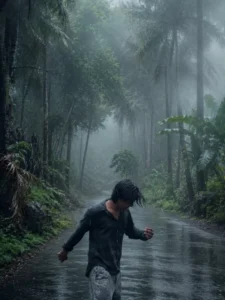 Realistic Rain Season Ai Photo Editing Prompt
